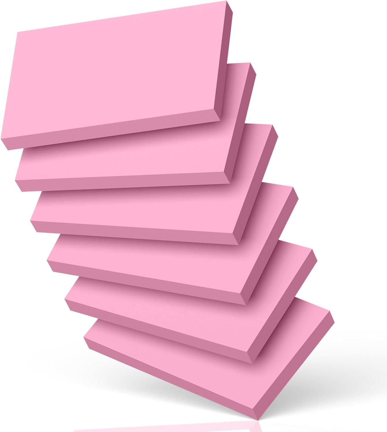300 Count Blank Index Cards 3x5 Inch Pink Flash Cards Colored Cardstock, Unruled Note Cards Study Card Portable Learning Flashcards Ideal for Note Taking, Art Sketching, Office & School Supplies