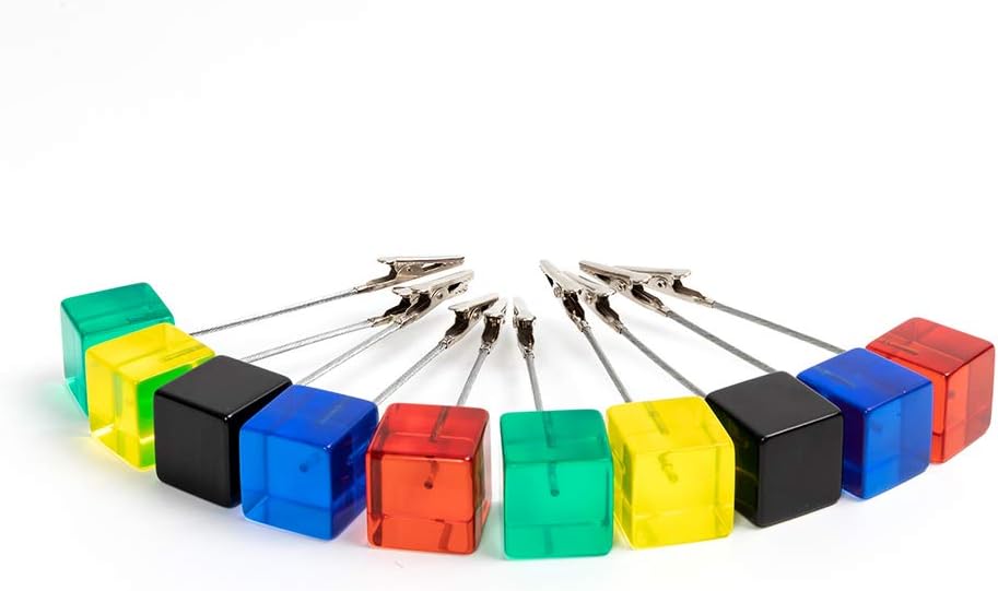 10pcs Table Number Holder Name Place Card Holder Memo Clip Holder Stand Note Holder Pictures Card Paper Menu Clip (Colorful)