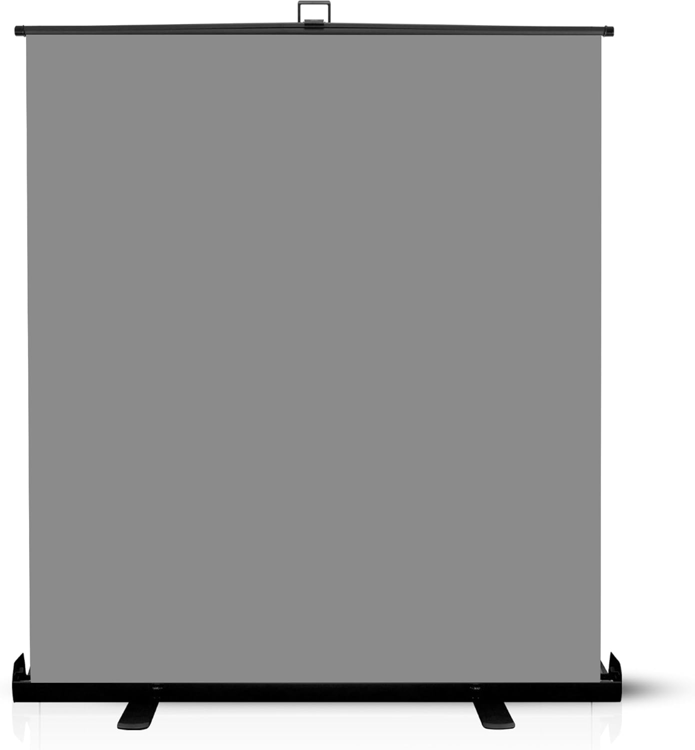 KHOMO GEAR 62-Inch Grey Screen Backdrop – Collapsible & Portable Photography Background for Streaming, Video Calls, Zoom & Studio – Wrinkle-Resistant, High-Density Fabric, Easy Setup