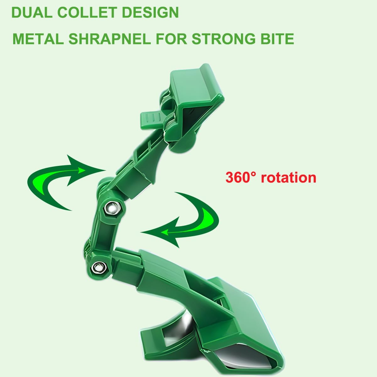 3Pcs Double Sided Clip Sign Clips Clip Holder Sign Holder Clip Paper Holder for Table Top Clip On Sign for Paper Holder Computer Monitor Handy Artist Supplies Holder (Green)