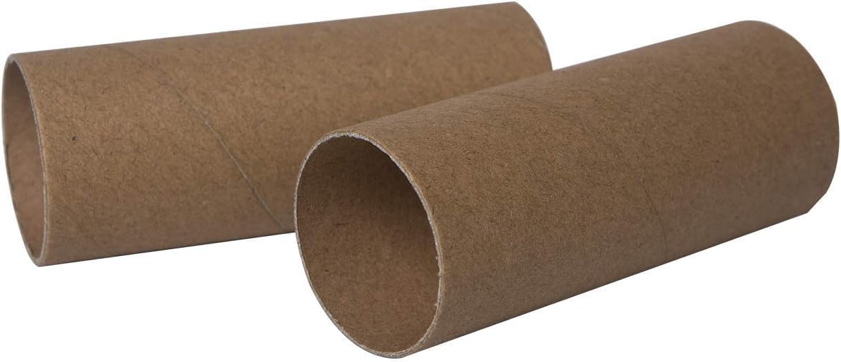 120 Pack Thick Cardboard Tubes For Crafts - Craft Rolls - Round Cardboard Tubes - Craft Tubes - Toilet Paper Rolls Crafts - Paper Tube For Crafts - Craft Round Tubes 1.57 x 3.9 Inches - Brown