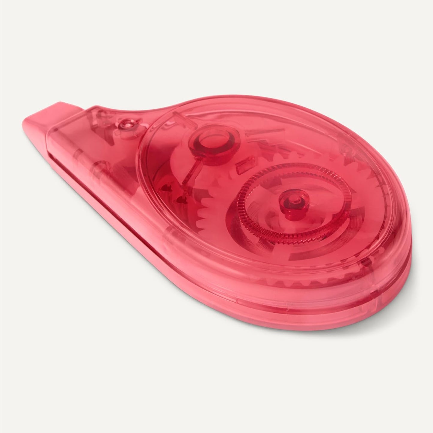 Amazon Basics White Out Correction Tape with Dispenser, 39.3ft, 4-Count Pack, Easy to use, Fast, Clean and Easy to Use Tear-Resistant Tape Office or School Supplies, Green, Orange, Purple, Red, Blue