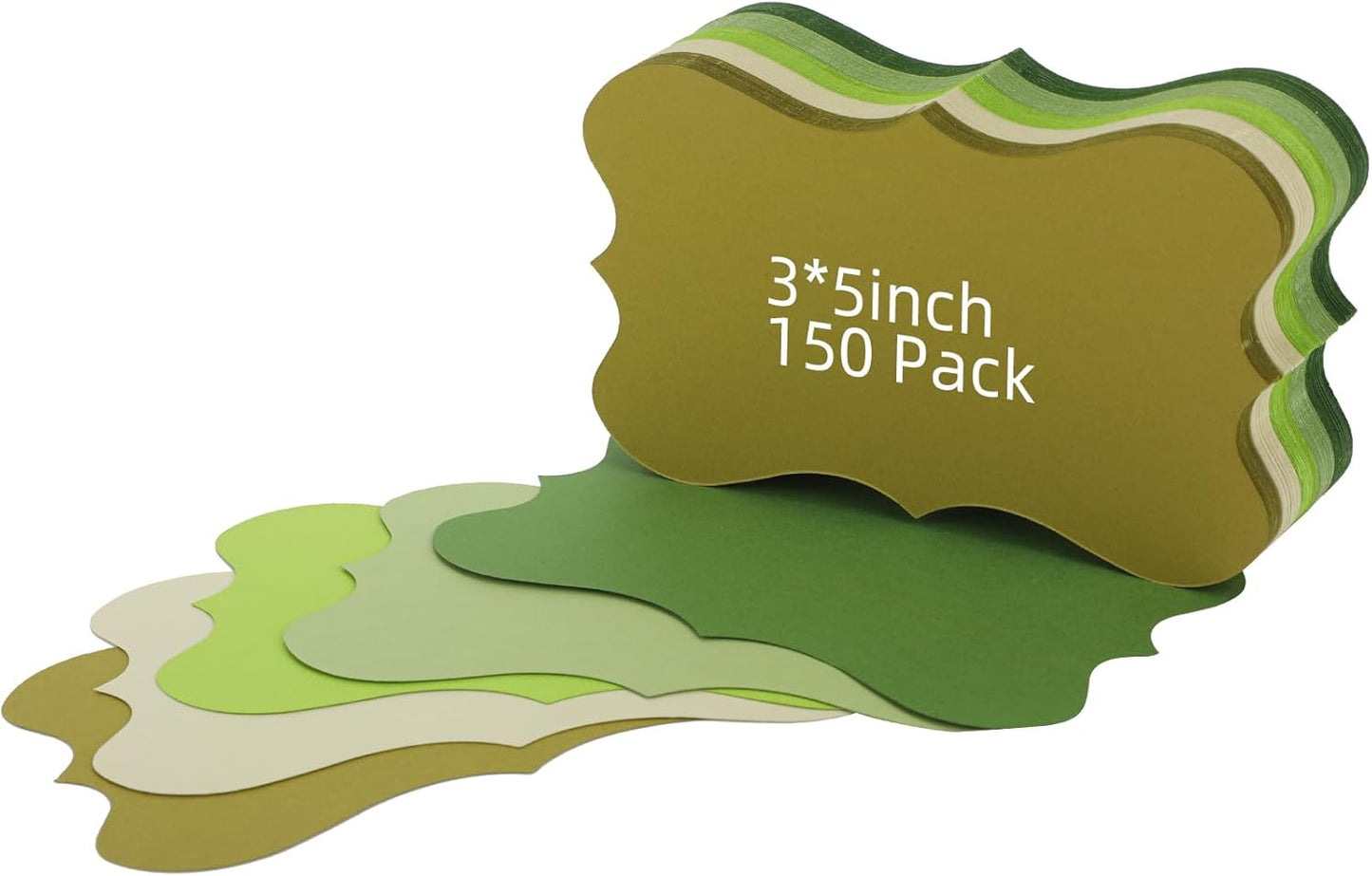 150 Pack Green Index Cards 3x5 Women Flash Cards Index Cards Blank Business Cards Wedding Index Cards Colored Greeting Cards For School Office Studying Kids Nursing Students