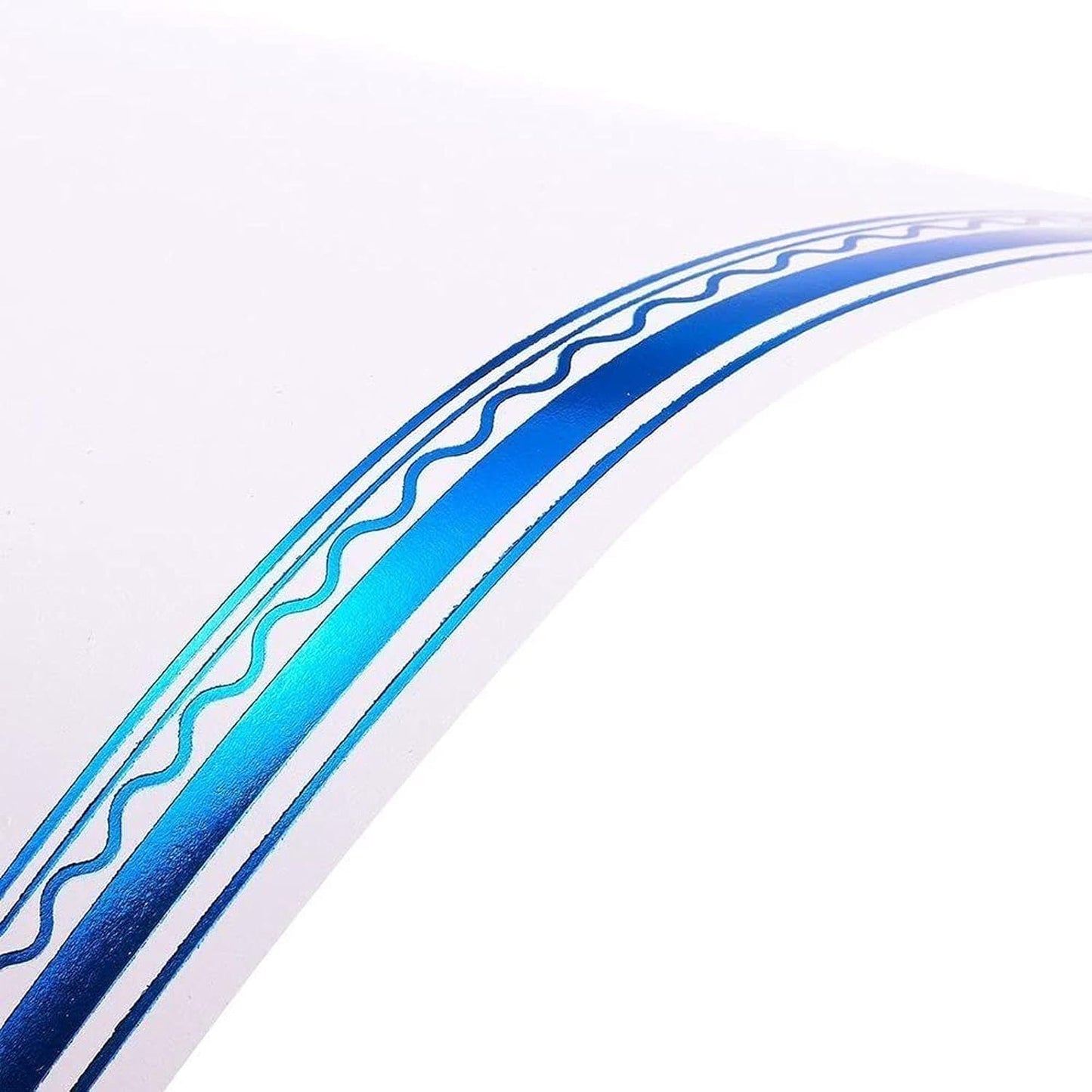 Best Paper Greetings Certificate Paper with Blue Foil Border - 8.5 x 11 In, 50 Sheets - Bulk Blue Border Certificate Paper - Inkjet & Laser Printer Compatible