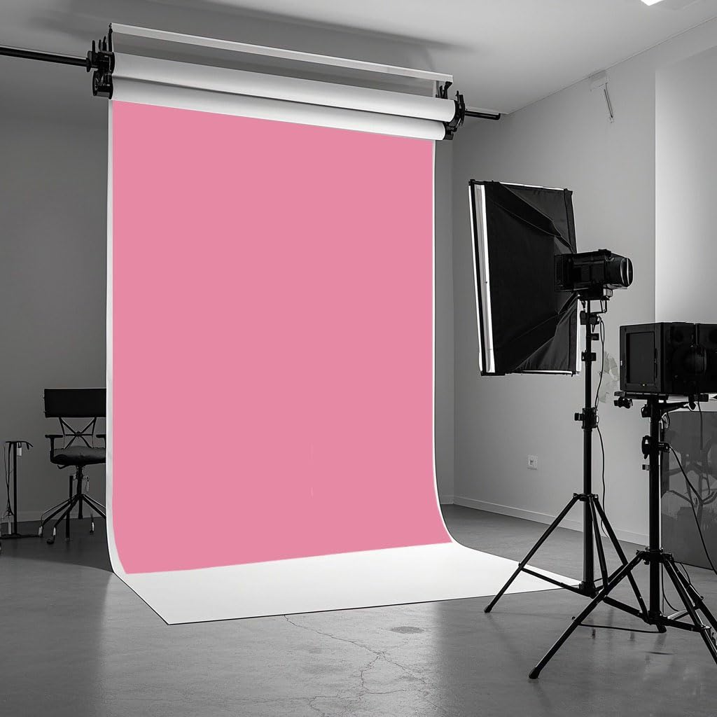 8X10ft Pink Backdrop for Photography Photo Booth Background for Photoshoot Background