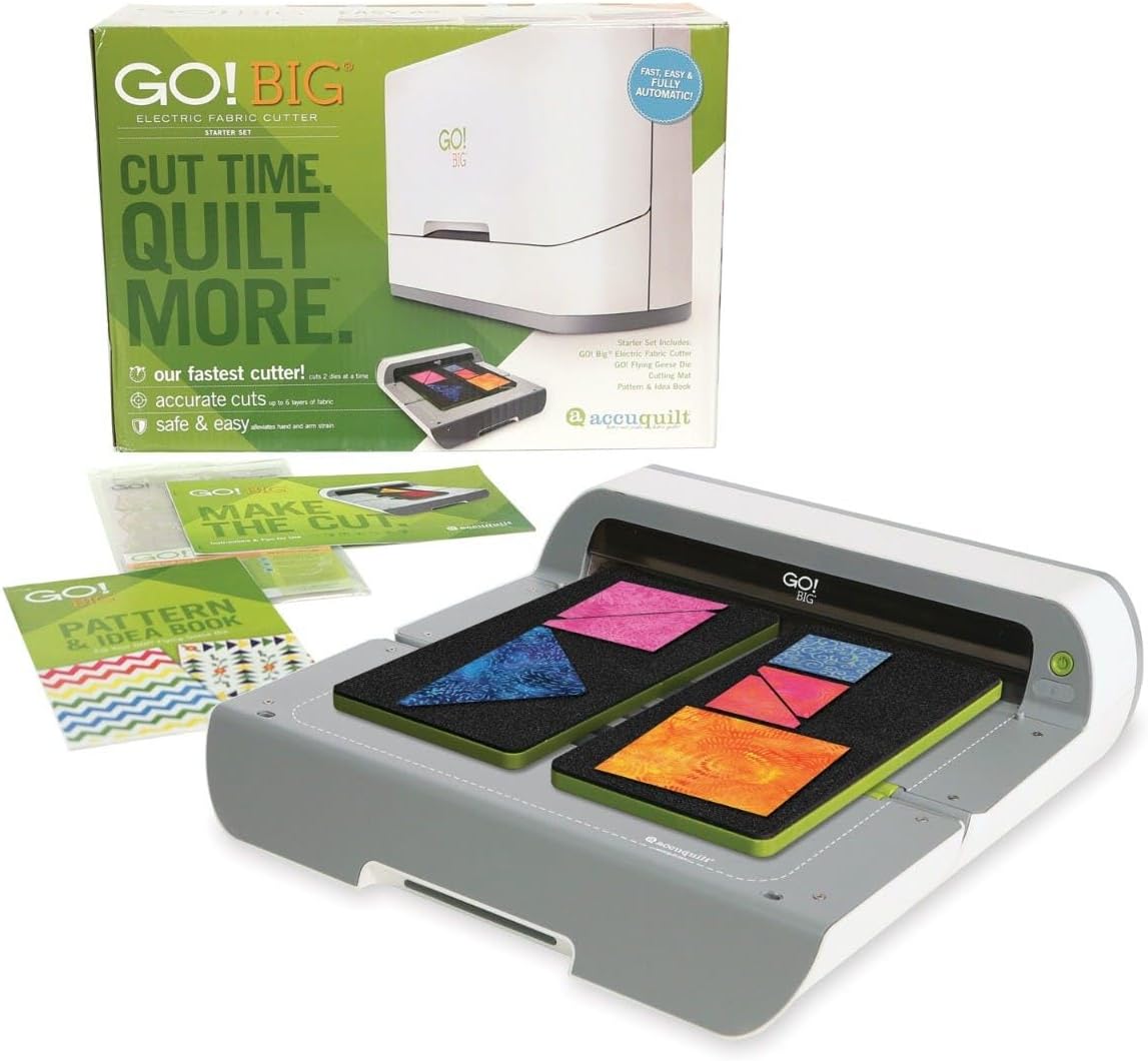 Accuquilt GO! Big Electric Fabric Cutter Starter Set