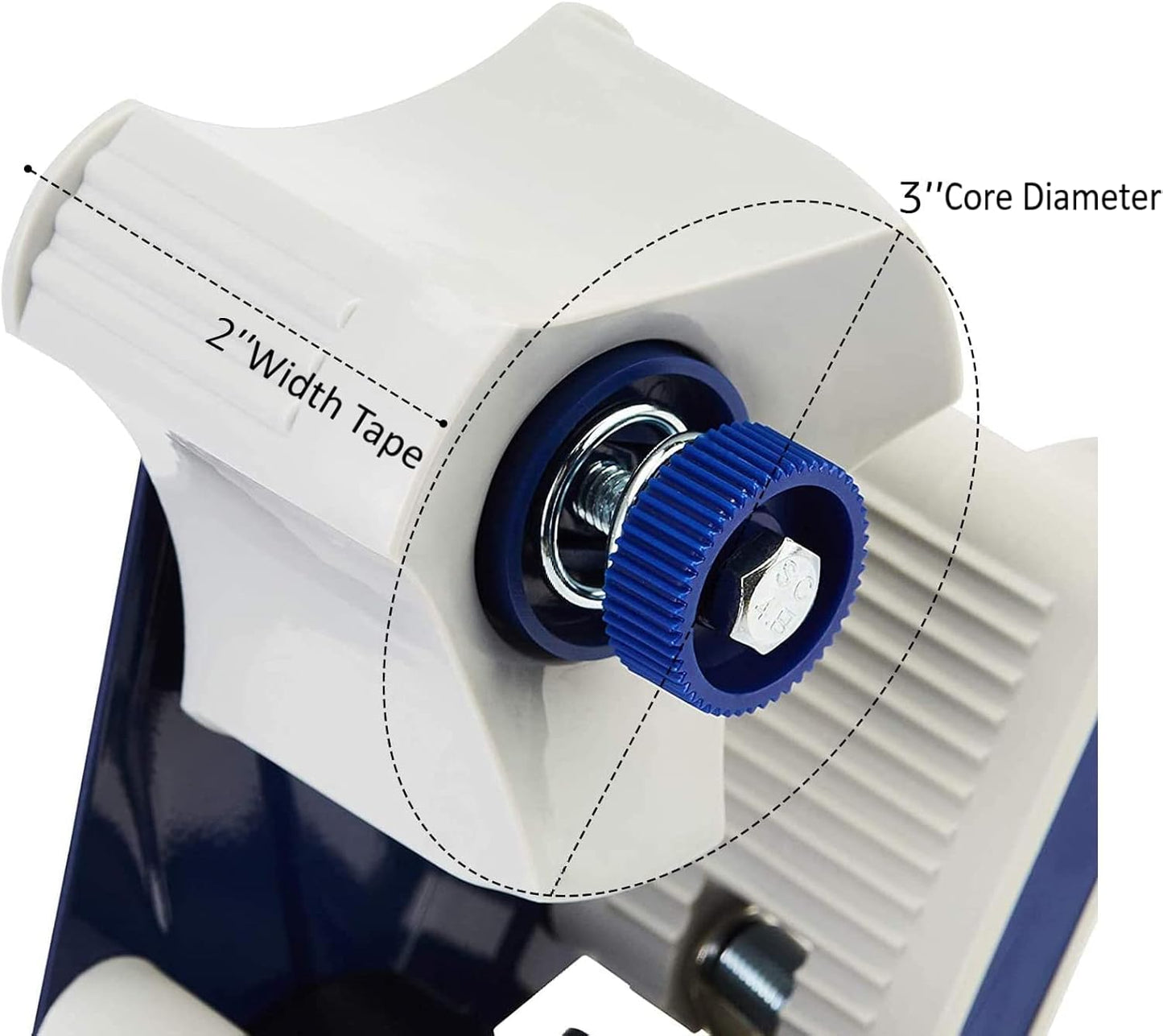 Amazon Basics Packaging Tape Dispenser Gun, Easy-to-Use, 3-Inch Inner Paper Core, for 1.88-Inch Wide Packing Tape