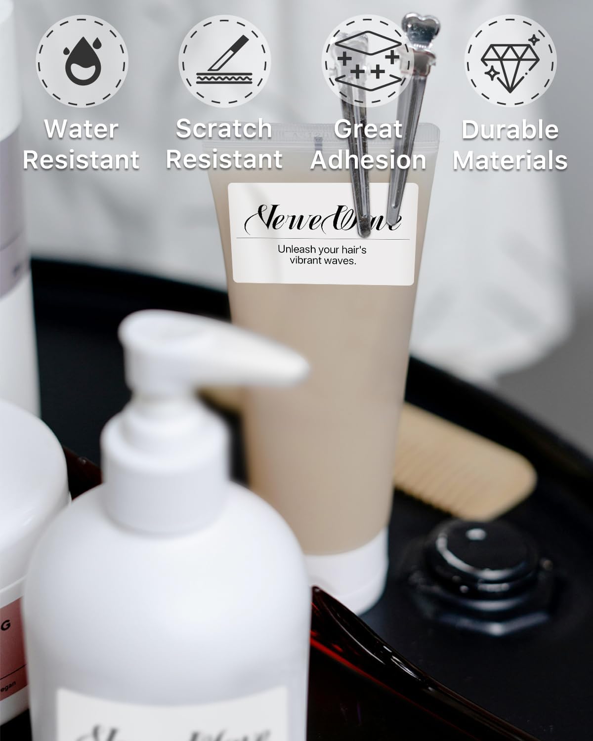 iEager 2.25x1.25 Inch Thermal Labels, White Durable Thermal Printer Stickers, Self-Adhesive Rectangle Shipping Label Printer Sticker for Barcode, Name, Address, 1000 Labels/Roll