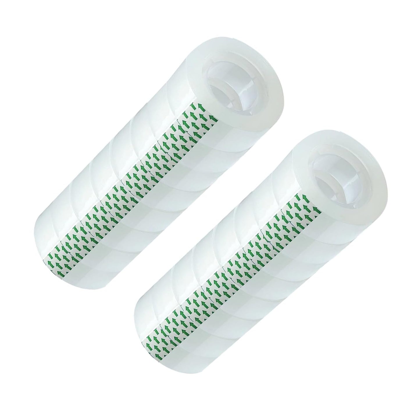 16 Rolls Clear Tape Refill - Tear by Hand, Transparent Tape Rolls for Dispenser, 3/4" x 1000 inch