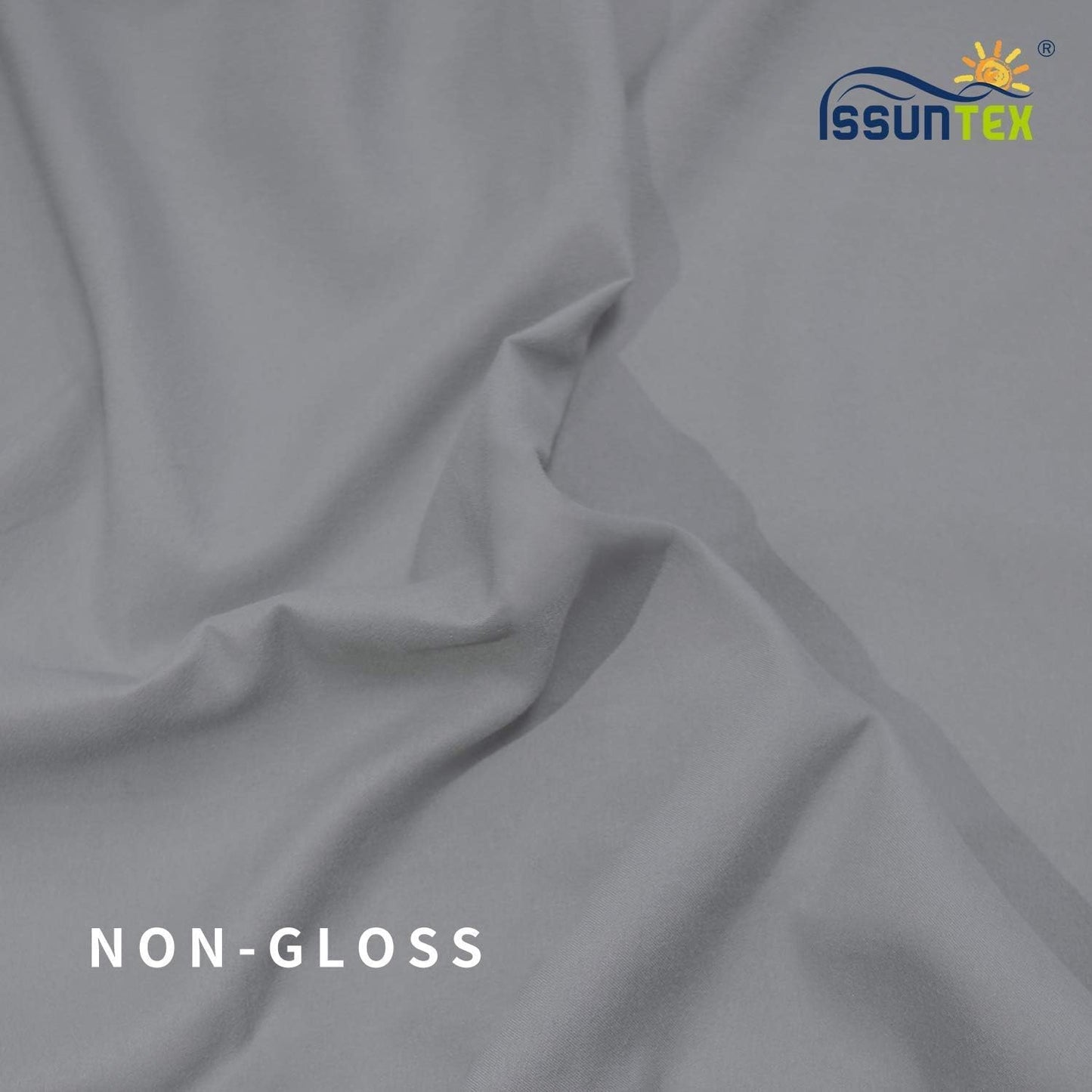 ISSUNTEX 9X15 ft Background Polester Backdrop, Photo Studio, Collapsible High Density Screen for Video Photography and Television-Gray