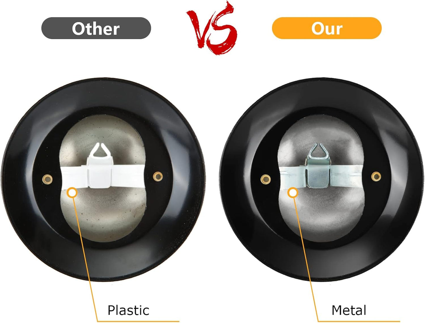 8PCS Metal Call Bell, Silver, 3.5 Inch Diameter, Restaurant, Hotel, Office, Pet Dog Training