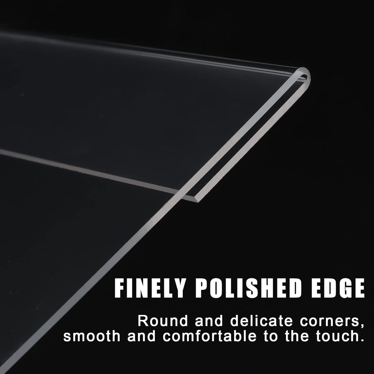 12pack 8.5 X 11 Wall Mount Acrylic Sign Holder with Tape, Clear Plastic Menu Holder, Unbreakable Table Sign Holder for Office, Restaurant, Store, School and Home Use with Notch