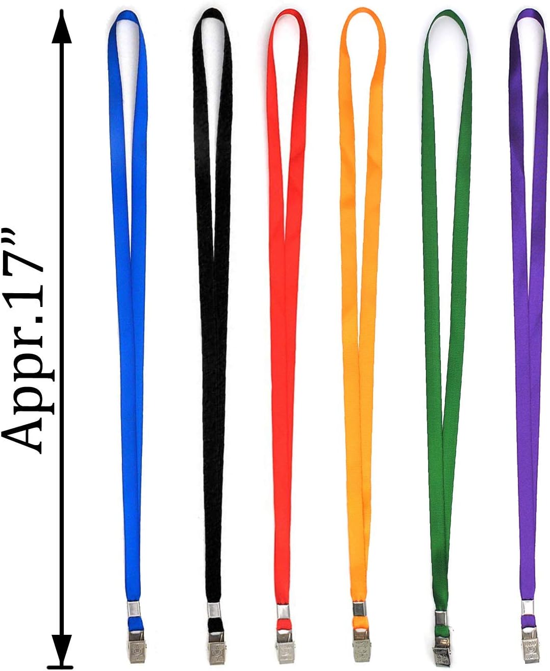 Bird Fiy Lanyards with id Holder Name Badges 50 Pcs Waterproof Type Clear Plastic Horizontal Name Tag Badge Id Card and 50 Pcs Lanyard (Yellow)