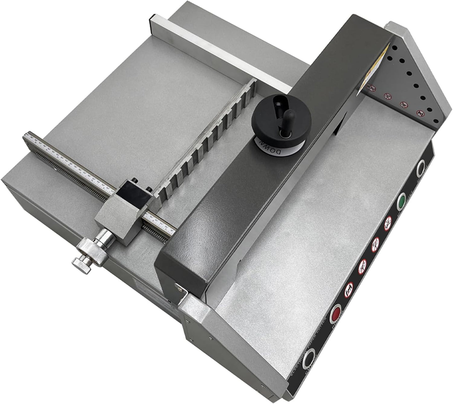 A4 13″ Desktop Electric Paper Cutter with Infrared Photo Electric Protection Paper Stack Guillotine Trimmer for Office, School 110V 120W