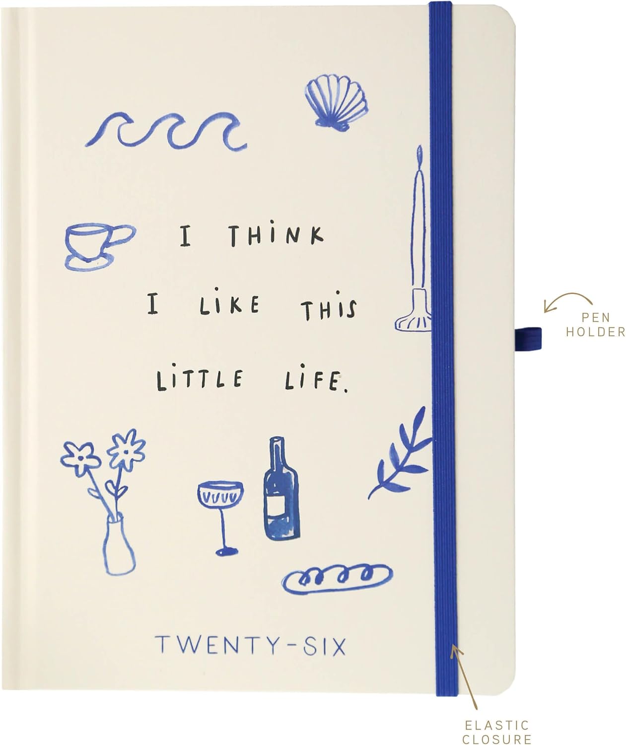 July 2025 – Dec. 2026 Planner by Graphique, Weekly and Monthly Planner, 18 Months Calendar, Hardcover, Like This Life, 6” x 8”