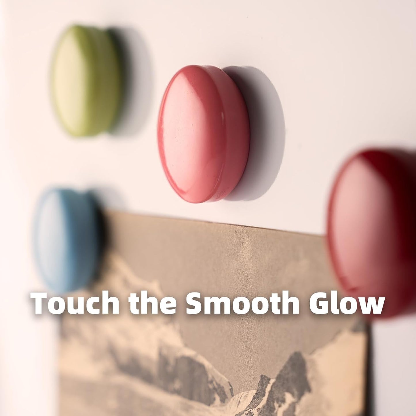 16/9-Piece Cute Colorful Fridge Magnets – Glossy & Matte Finish Refrigerator Magnets for Whiteboard, Locker, Kitchen, Office – Strong Decorative Magnetic Stickers (16 Colors, Multi-Pack)