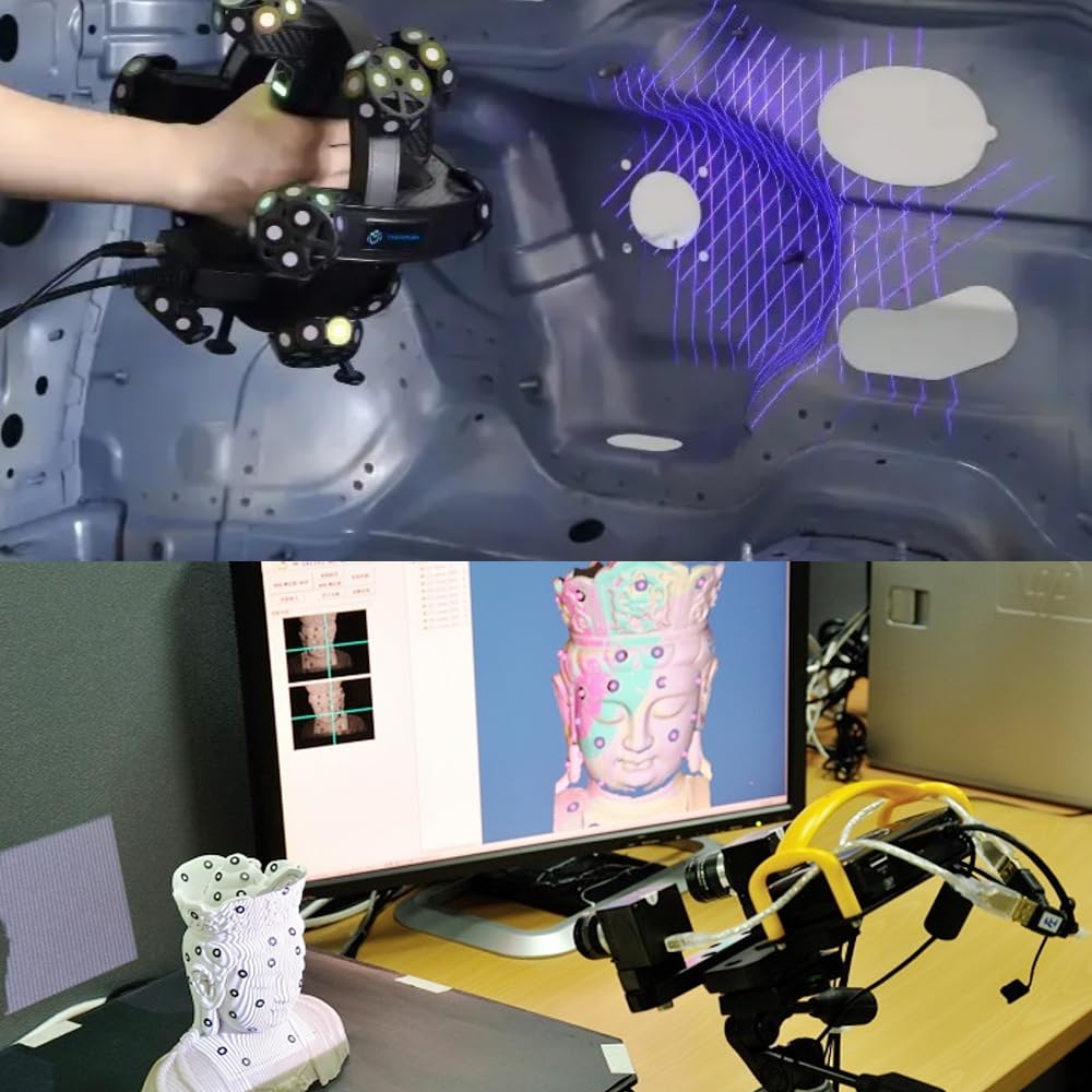 700 pcs 6mm Positioning Targets for 3D Scanning,Difffuse Reflection 3D Markers for Industrial and Consumer 3D Scanner