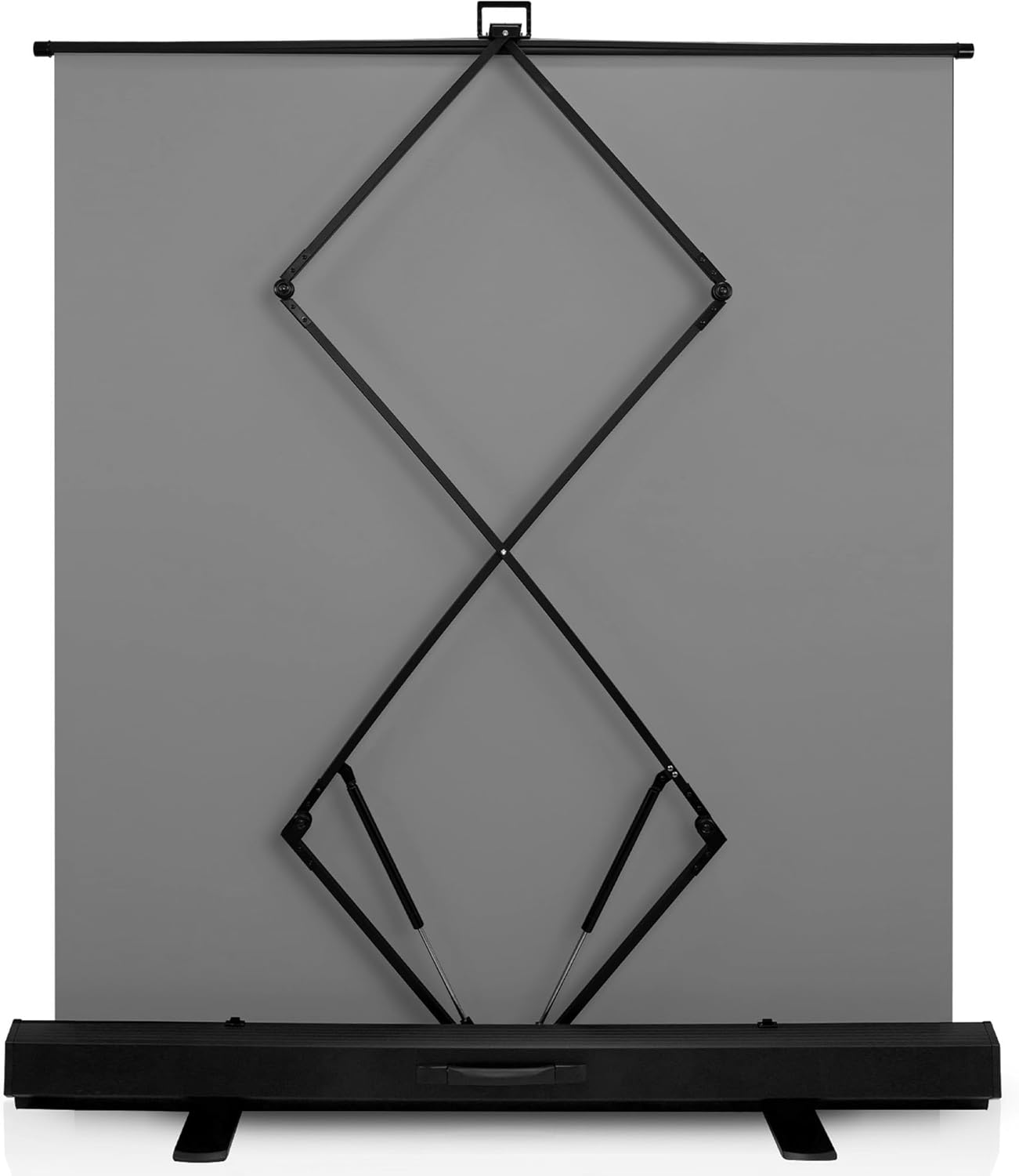 KHOMO GEAR 62-Inch Grey Screen Backdrop – Collapsible & Portable Photography Background for Streaming, Video Calls, Zoom & Studio – Wrinkle-Resistant, High-Density Fabric, Easy Setup