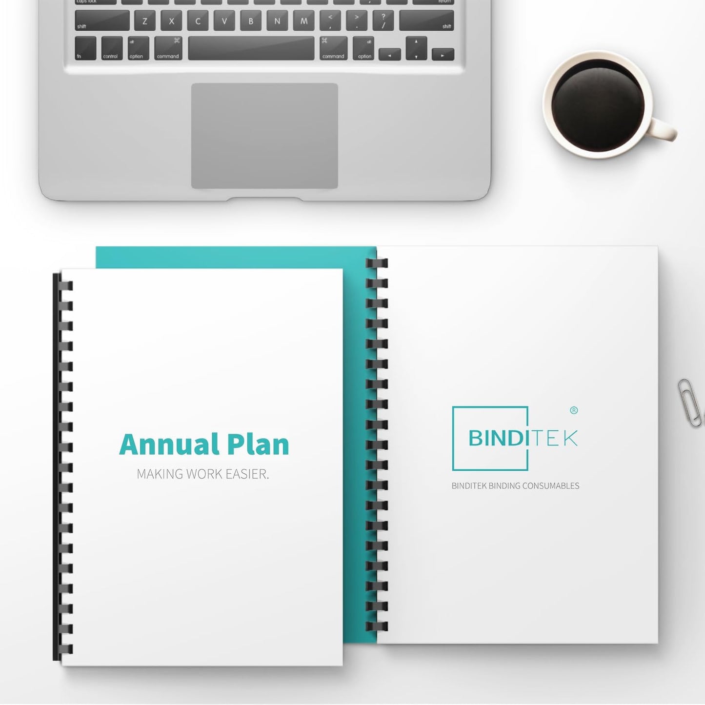 Binditek 50 Pack Plastic Binding Comb Spines, 1 Inch Diameter, 225 Sheet Capacity, 19 Ring, for Letter Size, Black, for Students and Coworkers