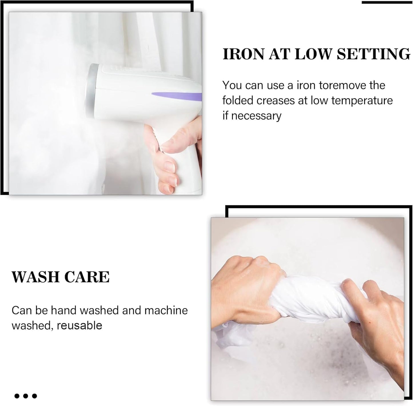 8 x 10 FT White Backdrop - Premium Polyester for Video Streaming, Portrait Photoshoot, Wall Mounted, Parties and Small Events