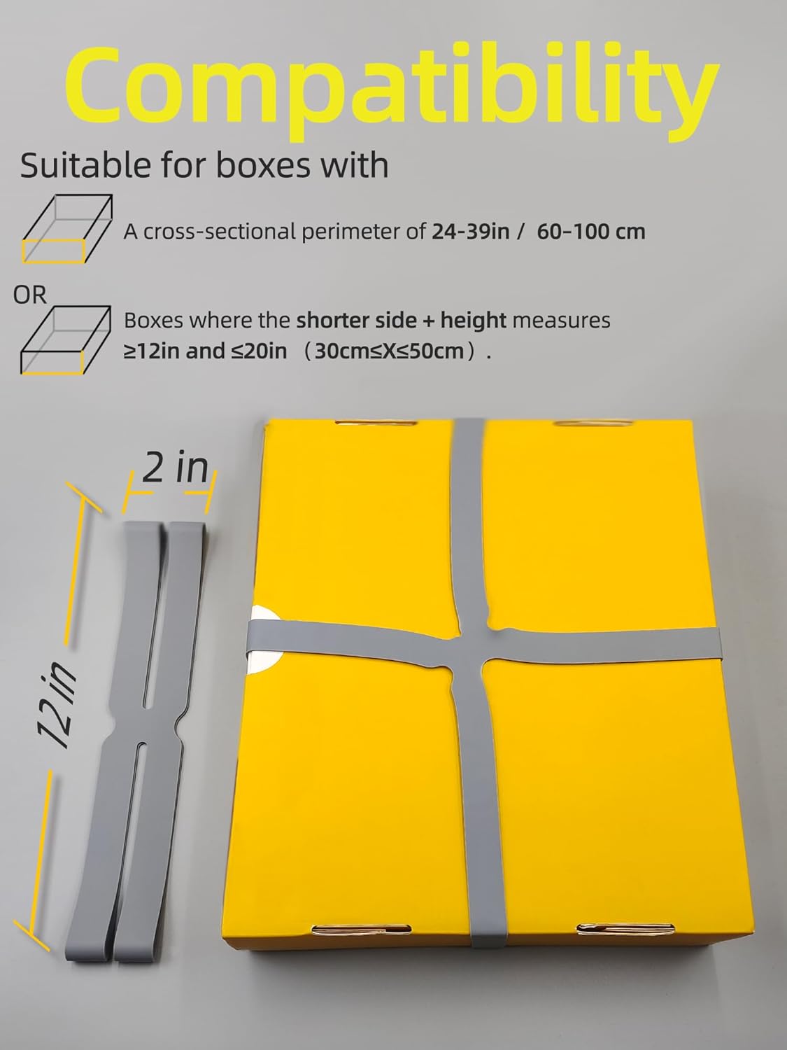 12 Inch H Silicone Rubber Bands for Board Game, Books, Cameras, Cooker, Board Game Rubber Bands, Board Game Box Bands, Elastic, Gray, 5 Pcs