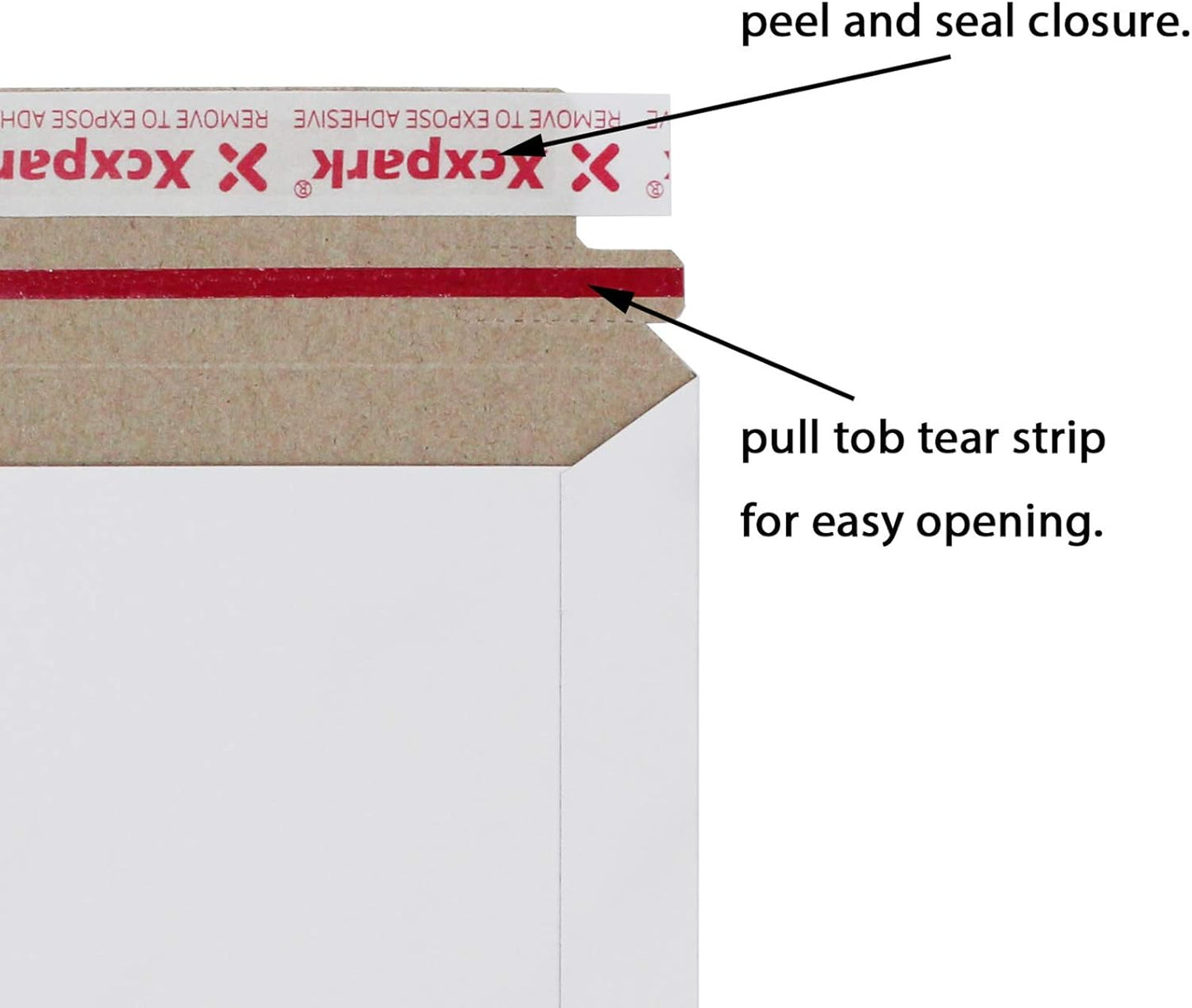 20 Pack Rigid Mailers, 7.5x9.5 inches Self Seal Photo Document Mailers Premium Cardboard Keep Flat Envelopes for Photos, Pictures, Papers, Files, CD