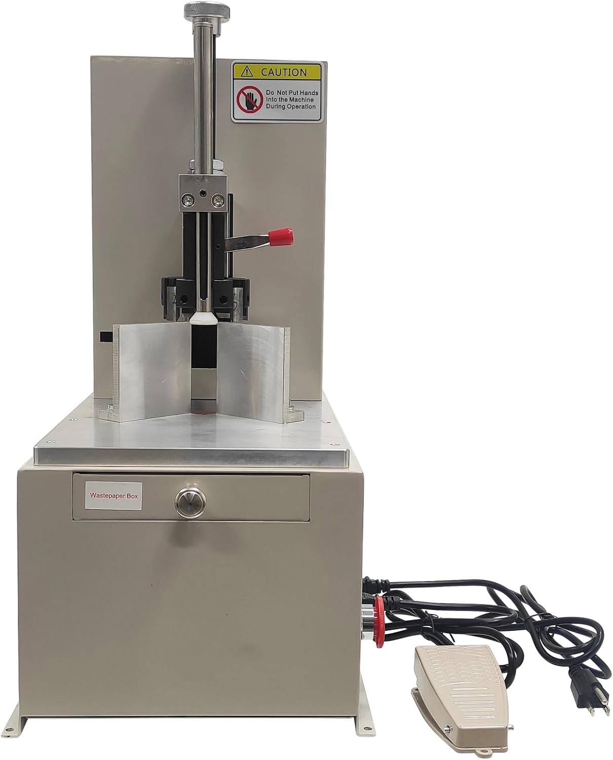 Electric Corner Round Cutting Machine with Foot Switch Electric Corner Rounding Machine with R3-R9 Seven Kinds of Cutting Blades for Name Card Film Leather 110V 120W