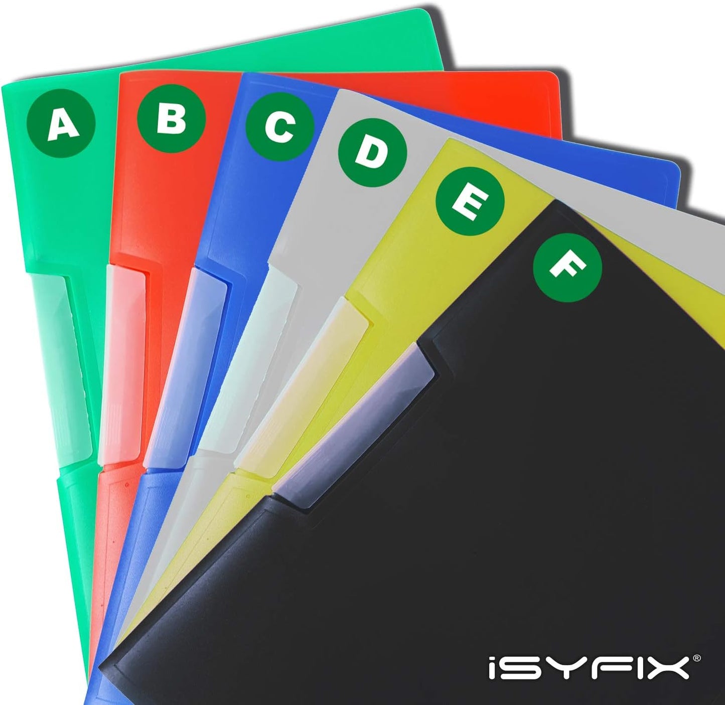 iSYFIX Green Vinyl Letters Stickers - 4 Sets, 1 inch Self-Adhesive, A to Z - Decal for Indoor & Outdoor, Ideal for Inventory, Storage, Organizing, Alphabet for Boxes, Bins, Toolbox, Lockers & More