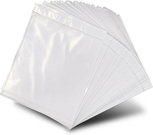 100 Pcs-4.5x5.5In Shipping Envelopes, Packing List Mailing Envelopes Clear Adhesive Shipping label sleeves Shipping Supplies for Small Businesses