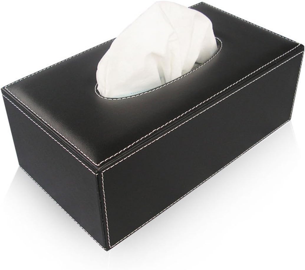 KINGFOM Office Desk Organizer Set 6PCS Desk Set, Desk Organizer Drawer, Files Holder Rack, Multifunction Organizer Box, Pen Holder with Name Card Holder, Memo Paper Holder,and Tissue Box Holder (T05H)