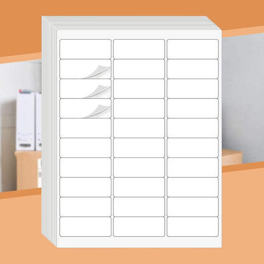 Address Labels 1" X 2-5/8" 30 Up Mailing Labels for Laser/Inkjet Printer, Blank White, Permanent Adhesive, Printable Label Sticker Paper (4000 Sheets - 120000 Labels)