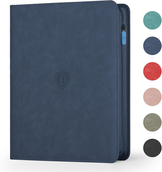 9 Pocket Card Binder,360 Pockets Trading Card Binder,Double Sided Pocket Collection Binder,Card Folder for MTG,TCG,Game Cards,Sport Cards,Navy Blue