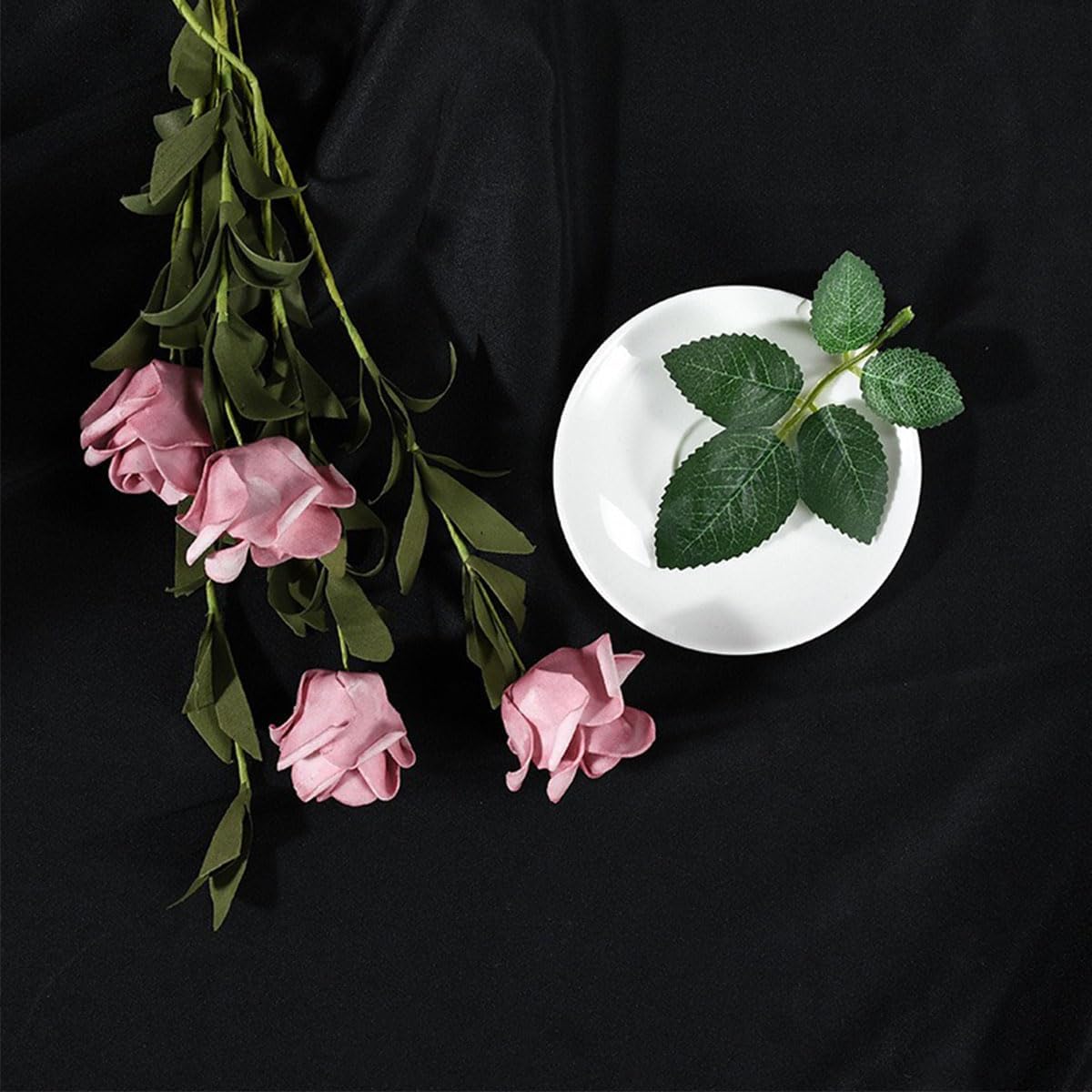 Black Backdrop Background Fabric Backdrop for Shoot Portraits Party Video Studio 5X7ft