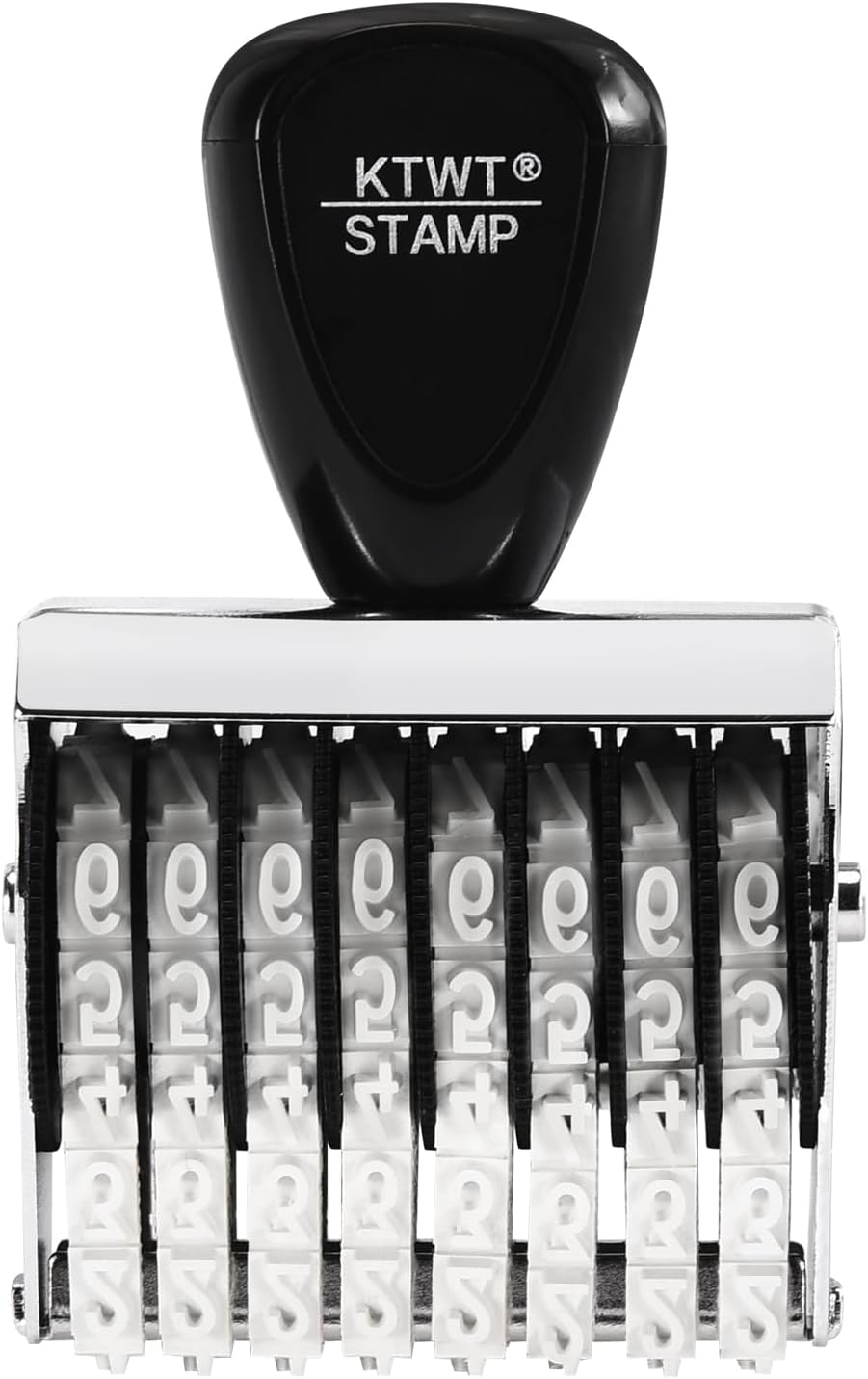 8 Digits Rubber Number Stamp, Date Stamp, Office Stamp, Rotating Stamp, Office Business Stamps