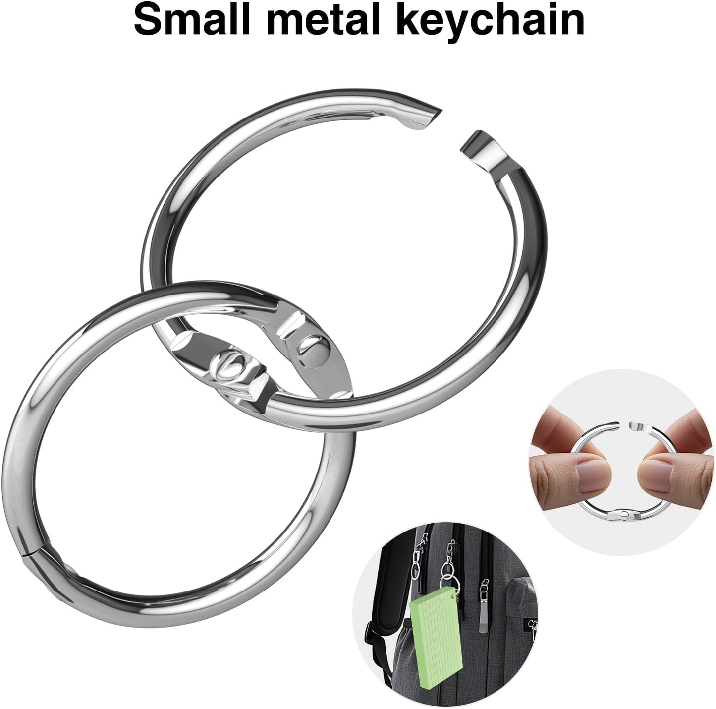 250 Count Green Index Cards 3x5 Inch with Key Ring, Color Flash Index Card (50 Sheets Each), Durable & Portable Note Taking for Students, Teachers, Study Note Cards for Office Home School