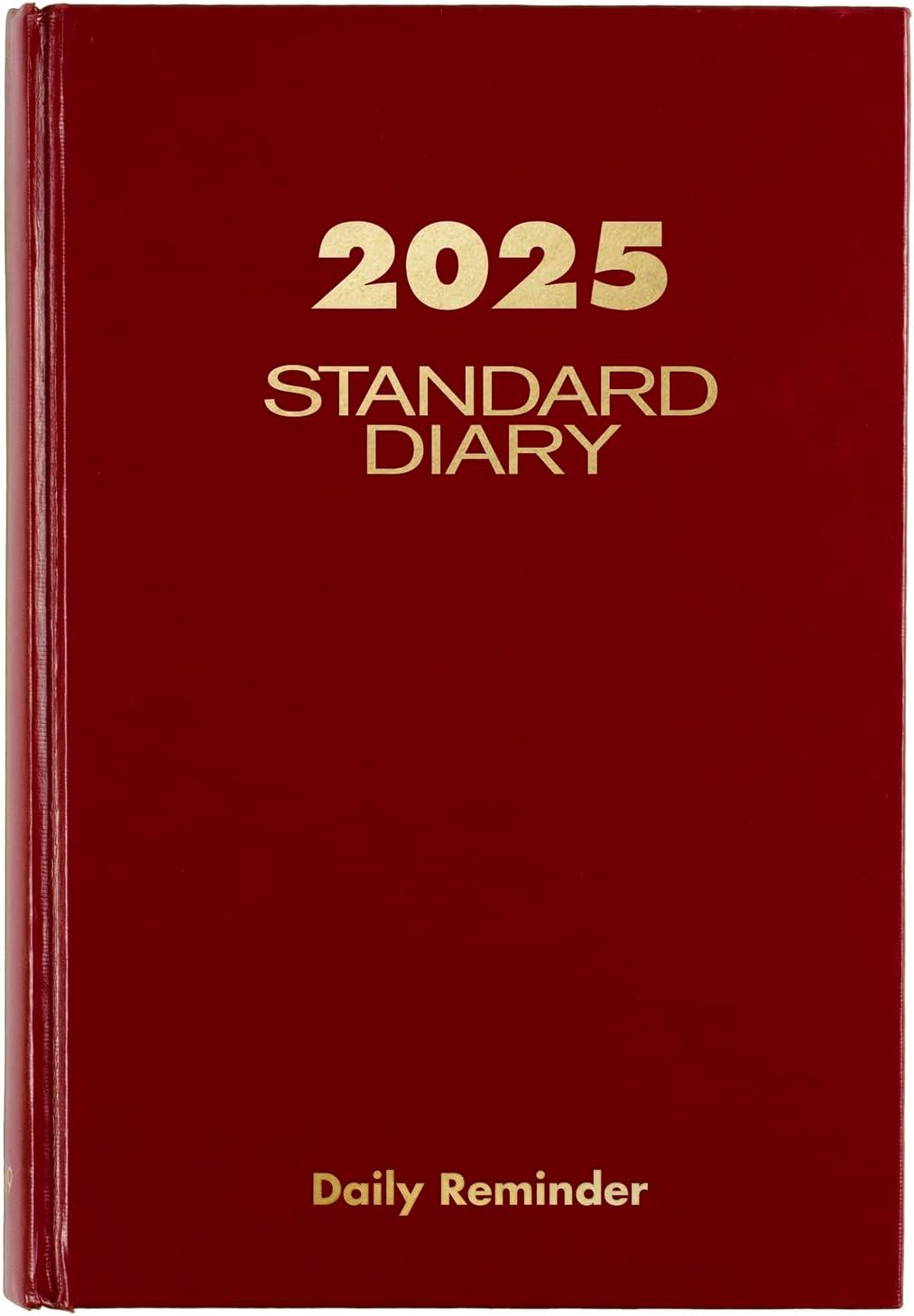 AT-A-GLANCE 2025 Diary, Standard Diary, Daily, 5-3/4" x 8-1/4", Small, 12-Month, Hardcover, Red (SD3891325)