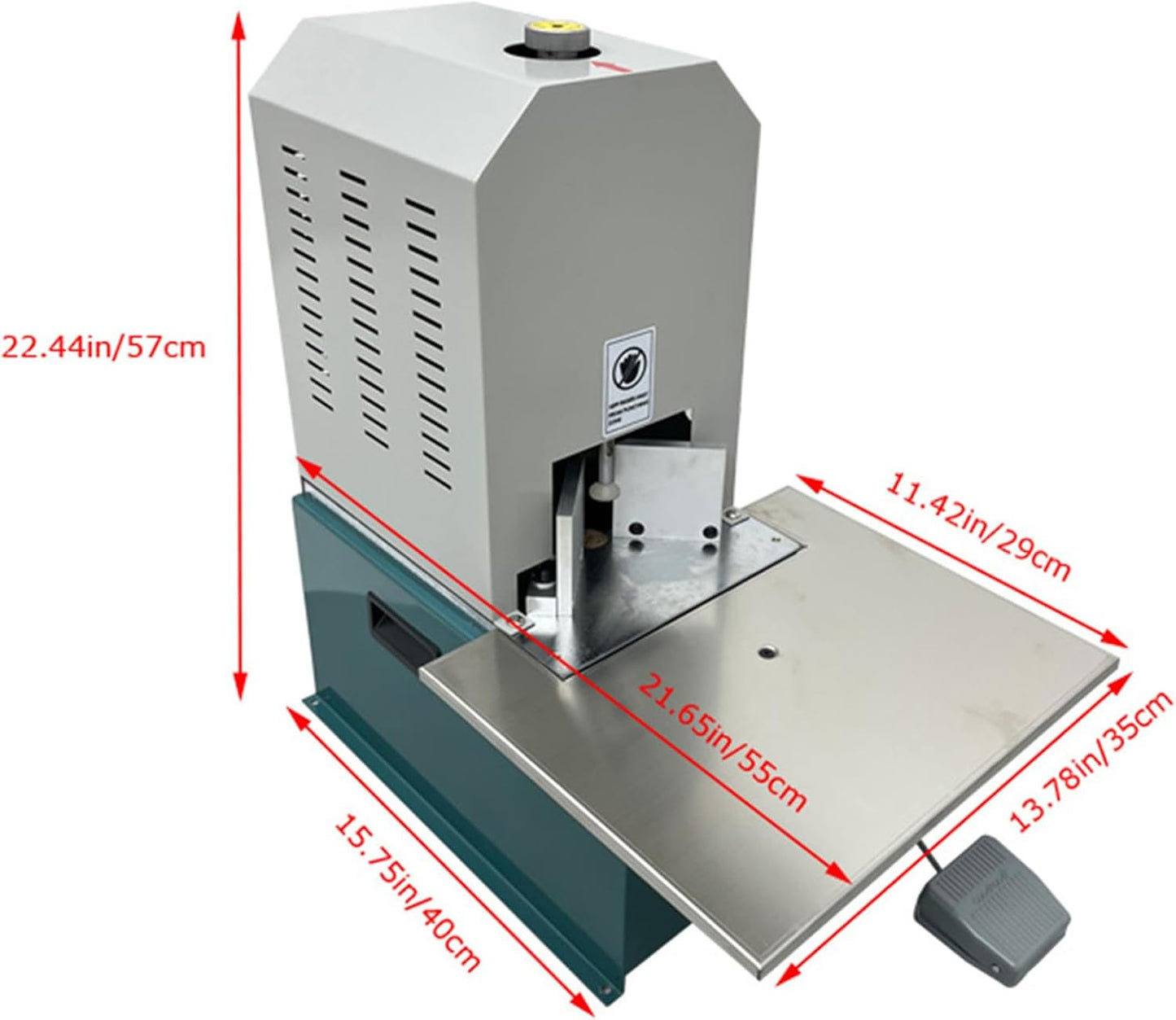 Electric Corner Round Cutting Machine with Foot Switch Electric Corner Rounder with R3 R4 R5 R6 R8 R9 R10 Seven Kinds of Knives for Name Card Notebook PVC 110V 180W
