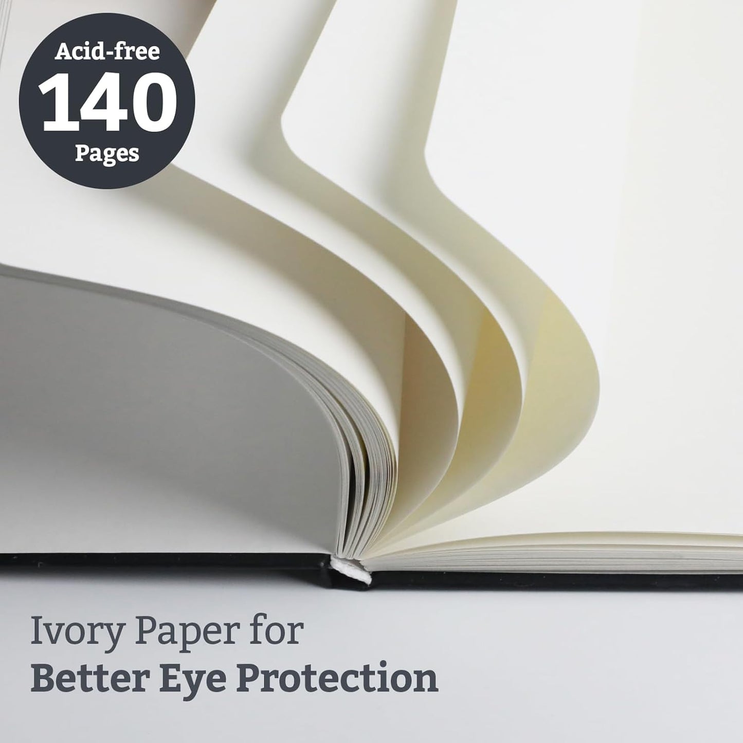 Blank Hardcover Sketch Book Notebook, A5 140 Pages 120Gsm Thick Journal for Drawing,School,Work,Diary，5.7''*8.3'',Blush