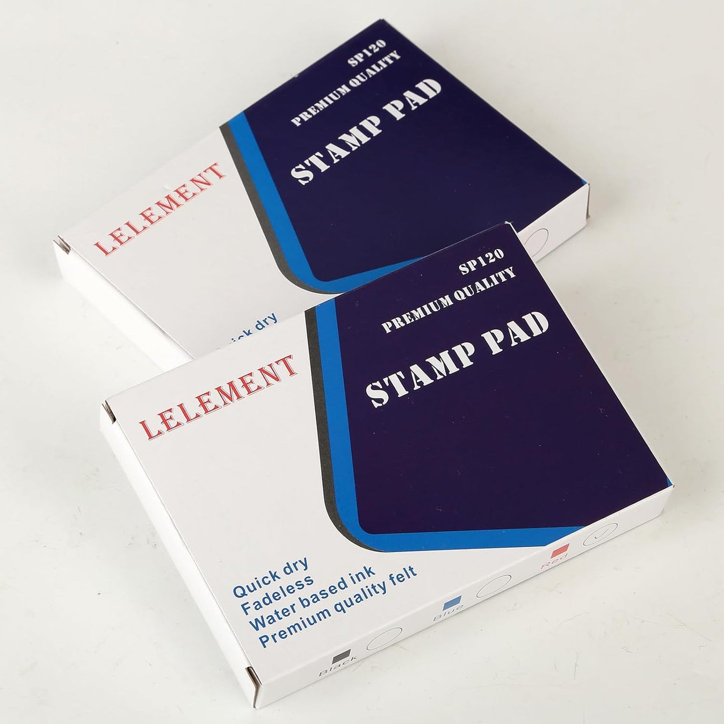 Ink Pads for Stamps | Red Ink Stamp Pad | Rubber Stamps Ink Pad - Premium Quality Felt Pad for Stamps | Stamp Pads | Medium Size