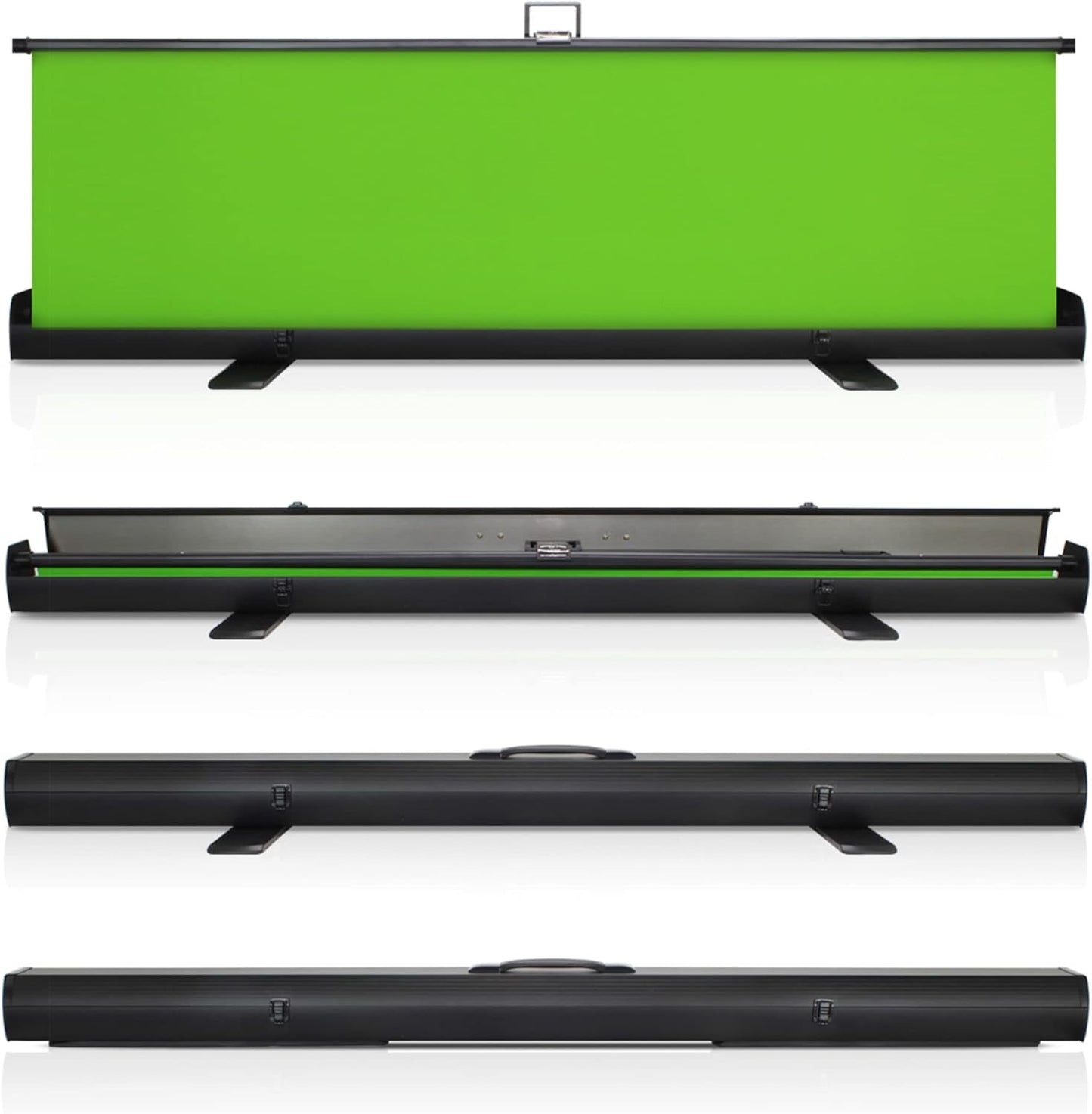 KHOMO GEAR 62-Inch Green Screen Backdrop – Collapsible, Portable Chroma Key Background for Streaming, Video Calls, Photography, YouTube, Zoom & Studio Setup – Wrinkle-Resistant & Easy Setup