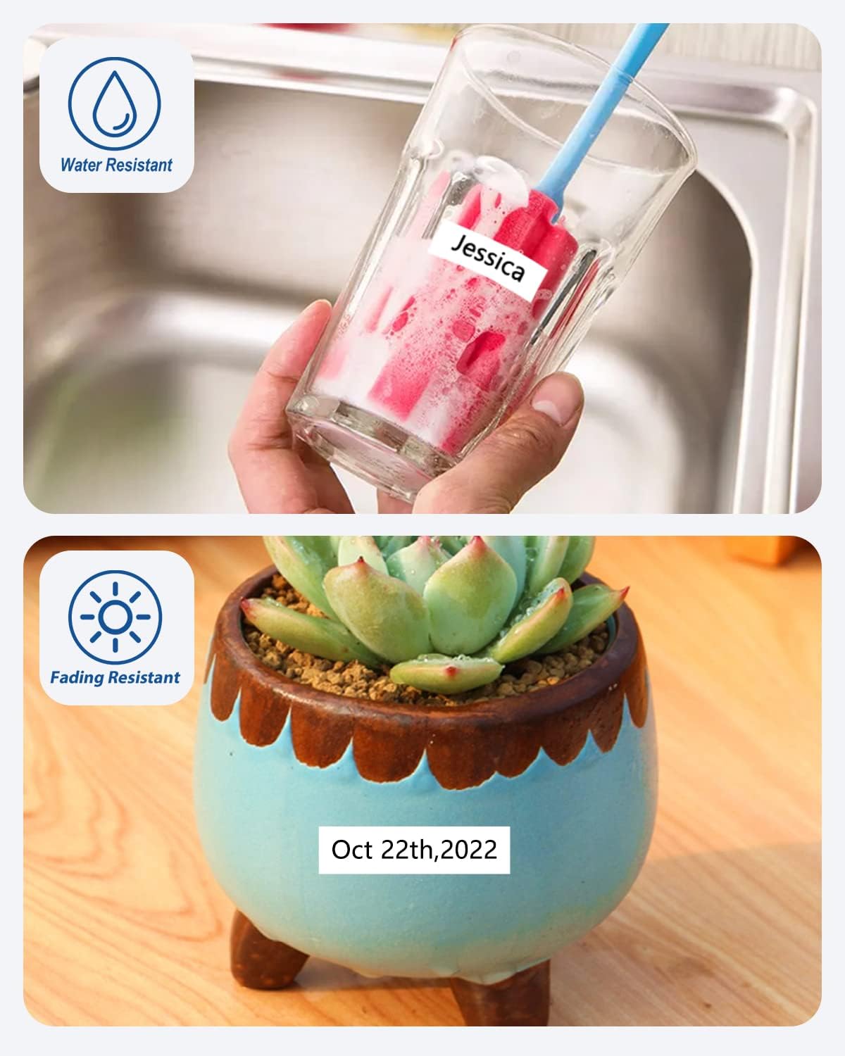 3 Pack 12mm 0.47 Extra Strength Adhesive Laminated White Tape Compatible for Brother TZ TZe S231 for Ptouch PT D210 D200 H110 H100, 1/2'' x 26.2ft Black on White