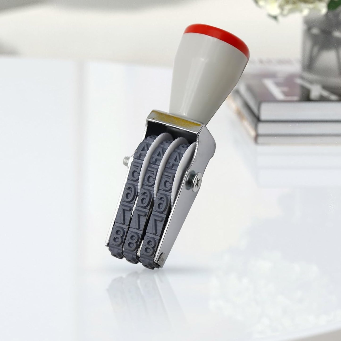 3 Digit Number Stamp,Adjustable Digit Rubber Changeable Number Stamp Numerical Multi- Functional Creative Price Tag Rotating Symbol Business