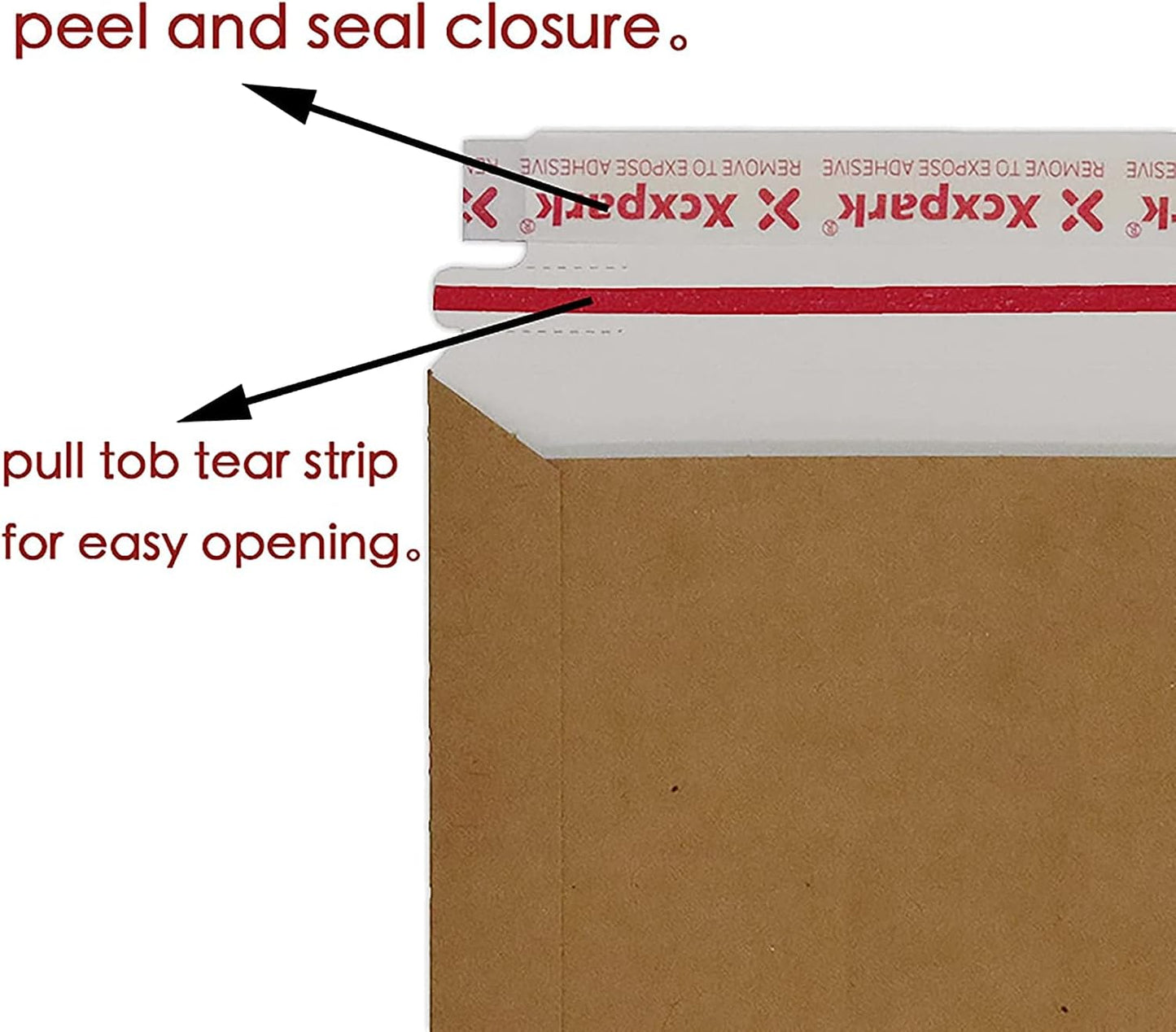 25 Pack Brown Kraft Rigid Mailers, 6.25 x 8.25 inches Self Seal Photo Document Mailers Premium Cardboard Keep Flat Envelopes for Photos, Pictures, Papers, Files, CD