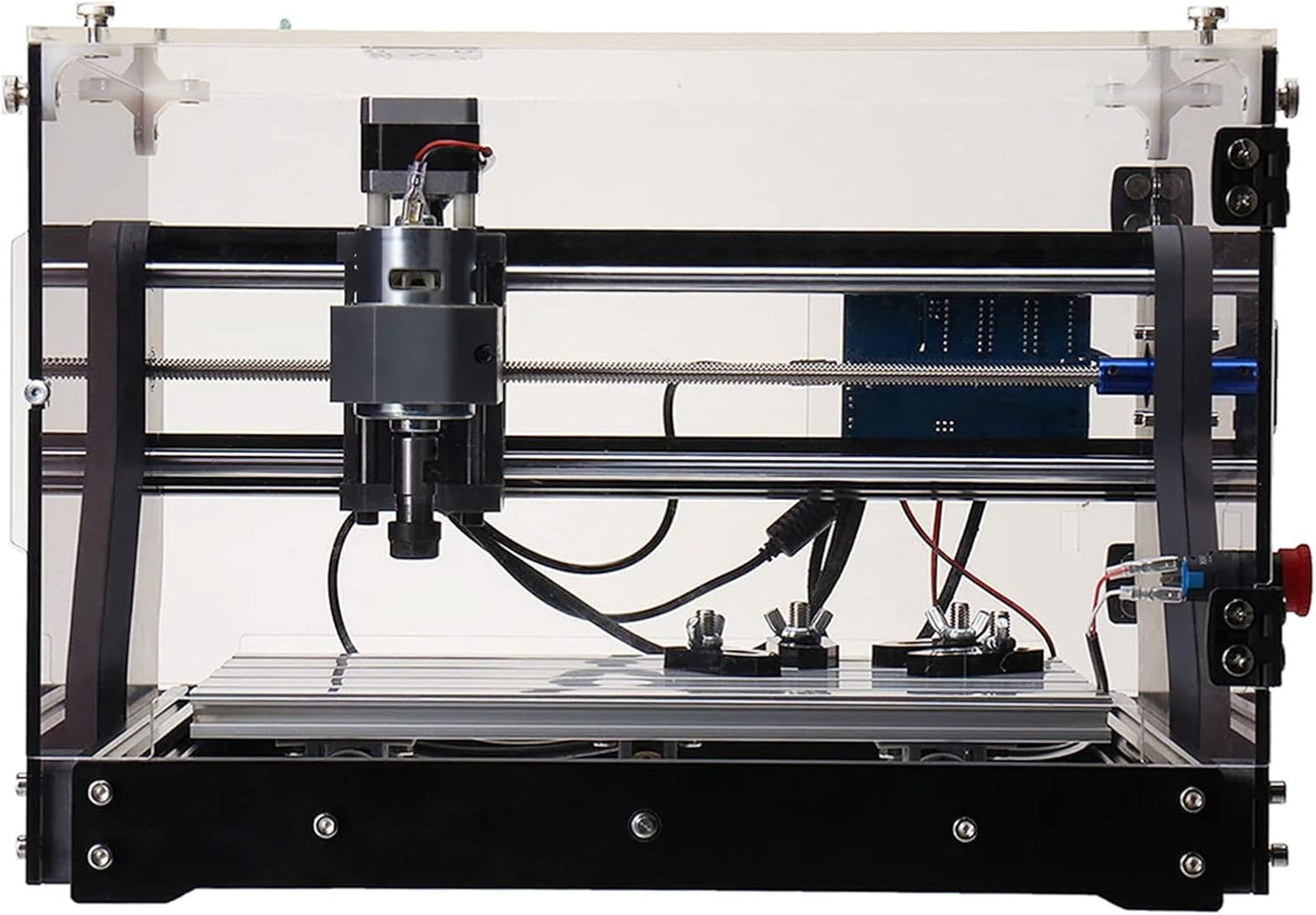 3 Axis 3D Desktop Mill Machine, 24V 5.6A Engraving Milling Machine with Installation Tools CNC Engraver Carving Milling Machine for Cutting Acrylic PVC PCB Plastic Wood 7000 or 9000 RPM
