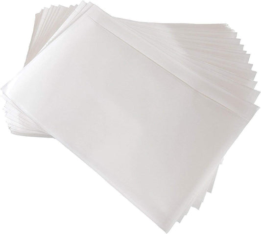 6" x 9" Clear Adhesive Packing List Envelopes Pouch Shipping Label Envelopes (100 Pack)