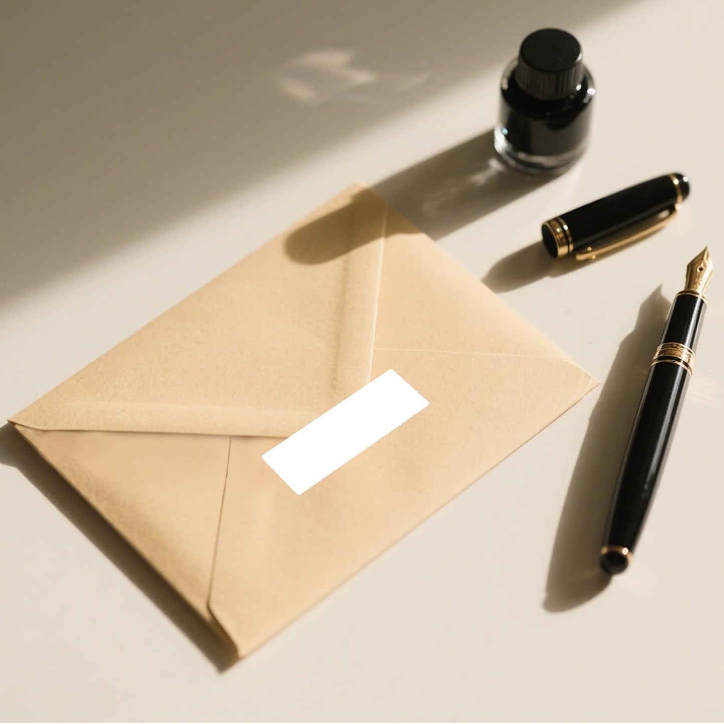 3 × 1 Inches White Rectangle Color Coding Labels 1000 PCS, Self-Adhesive Writable Waterproof Vinyl Blank Sticker Roll for Office Home School Business