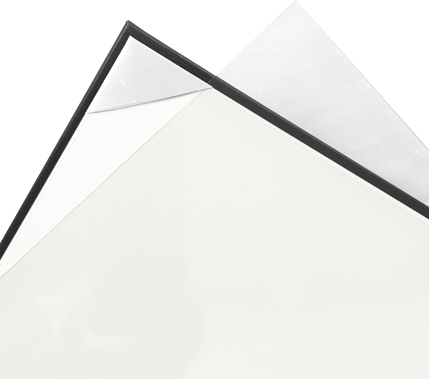 40 PCS Smooth Diploma Certificate Cover 8 1/2" x 11" Black