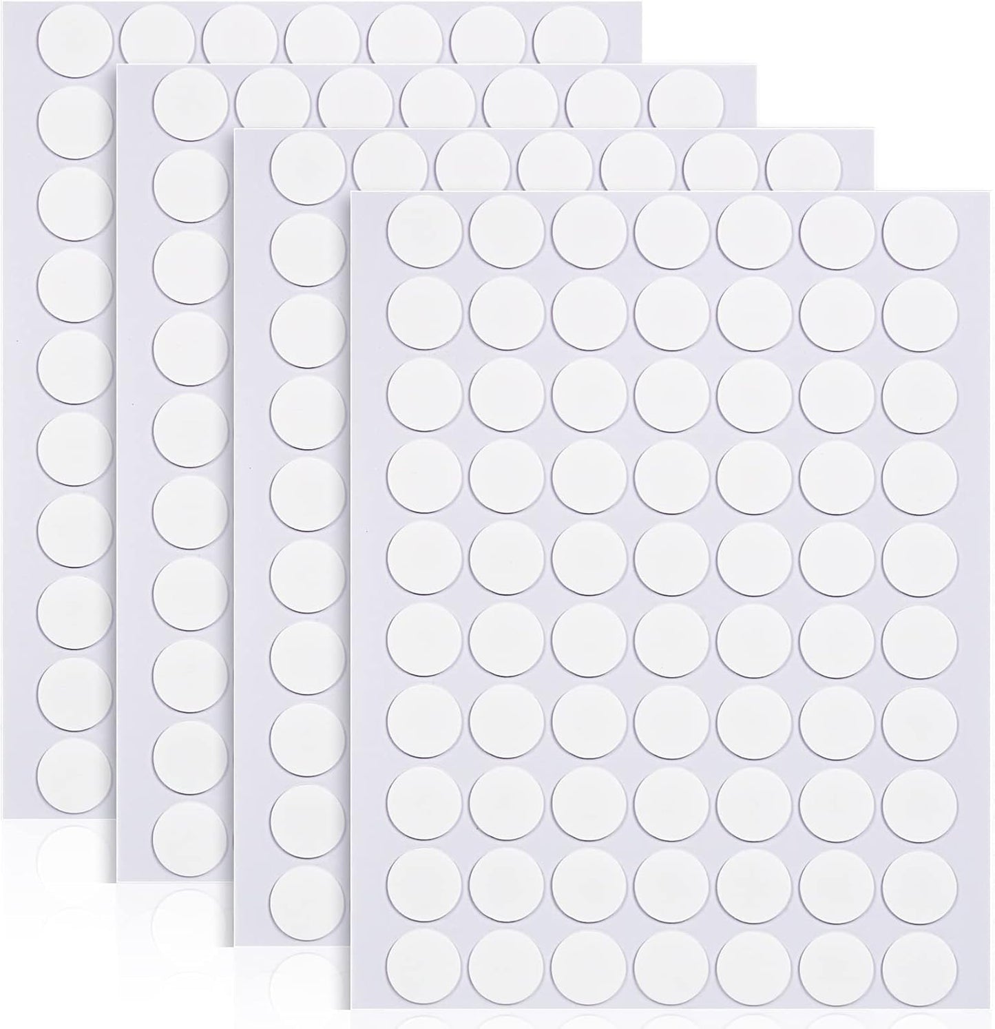 20mm Double Sided Sticky Dots Removable Adhesive Putty No Traces Clear Sticky Tack Waterproof Stickers for Wall Metal Glass Ceramic Wood (280PCS)
