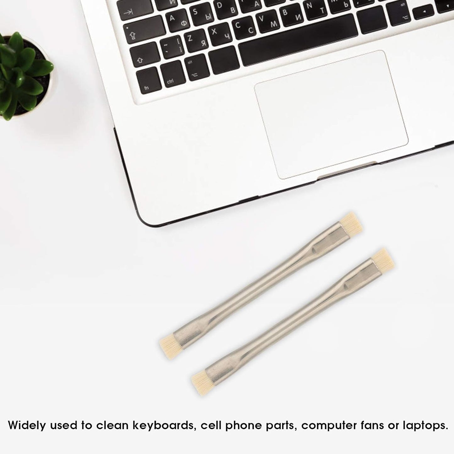 2 PCS Anti Static Brush, Motherboard ESD Brush, Electronic Cleaning Brushes, for Mobile Phone, Tablet, Computer Fans