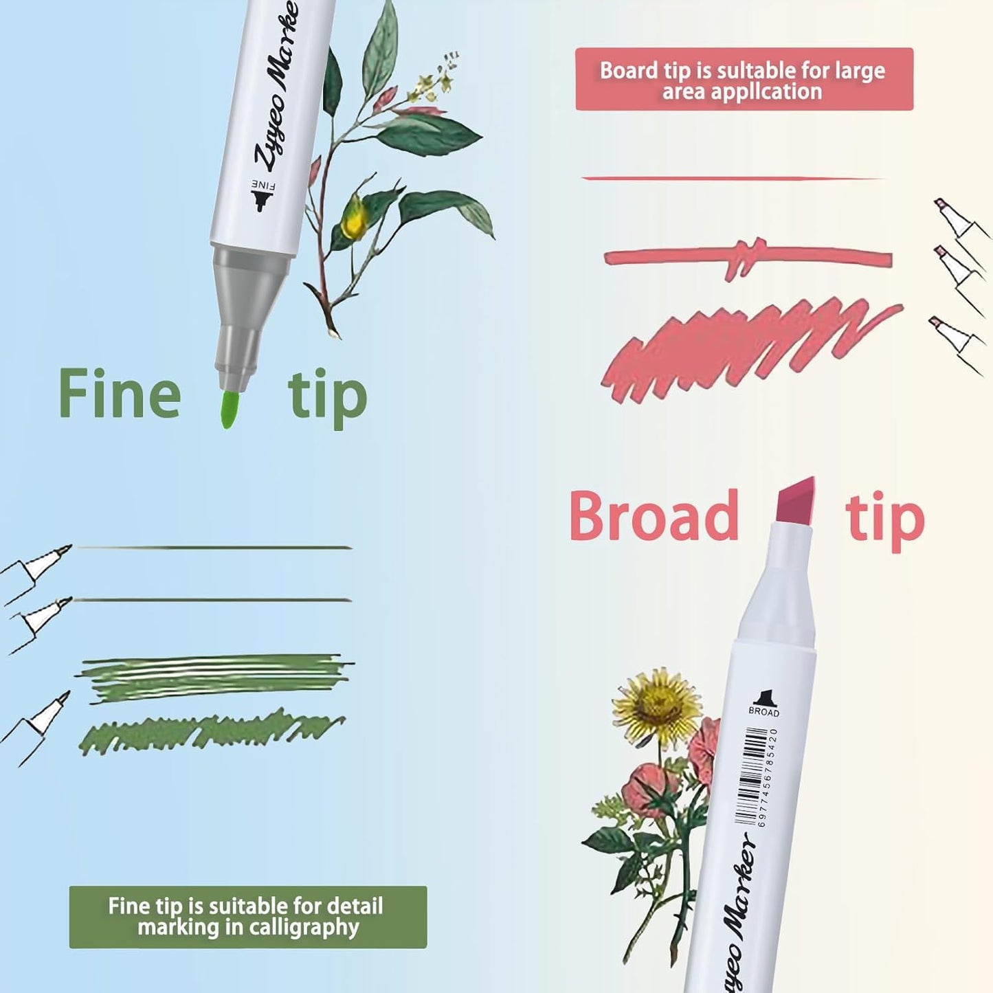 Alcohol Markers Pens,120 Colors Dual Tip Art Marker Pens for Adults,Artist,Kids, Wide Chisel and Fine Tip Equipped with Black Suitcase for Book Painting Card Making, Art Supplies.